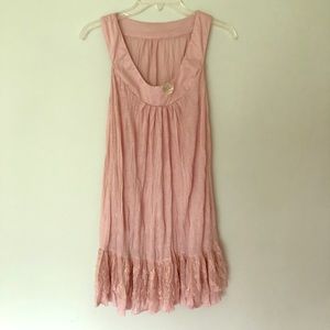 Chic blush dress from Montmartre, France